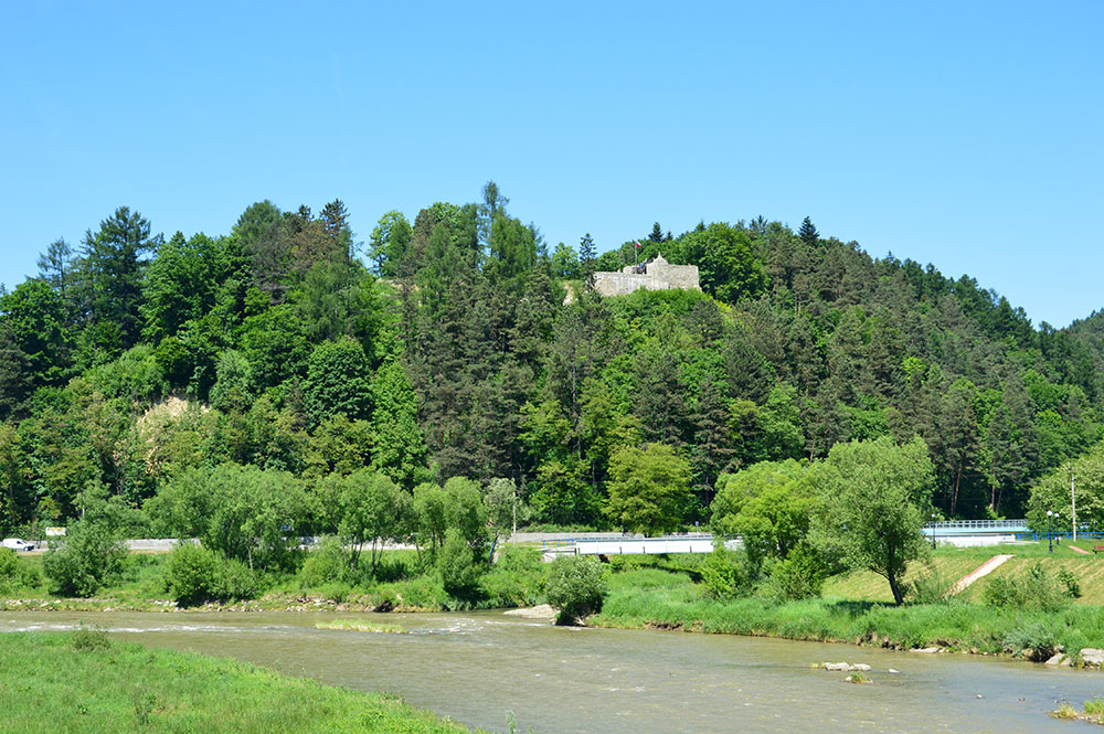 Muszyna - widok na zamek