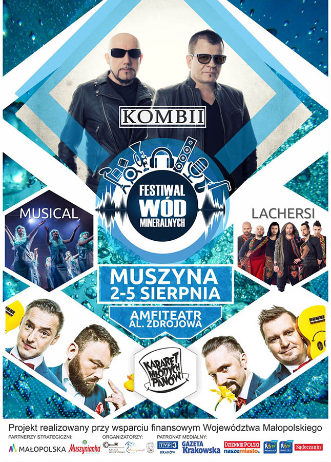 Festiwal Wód Mineralnych 2018 w Muszynie - plakat